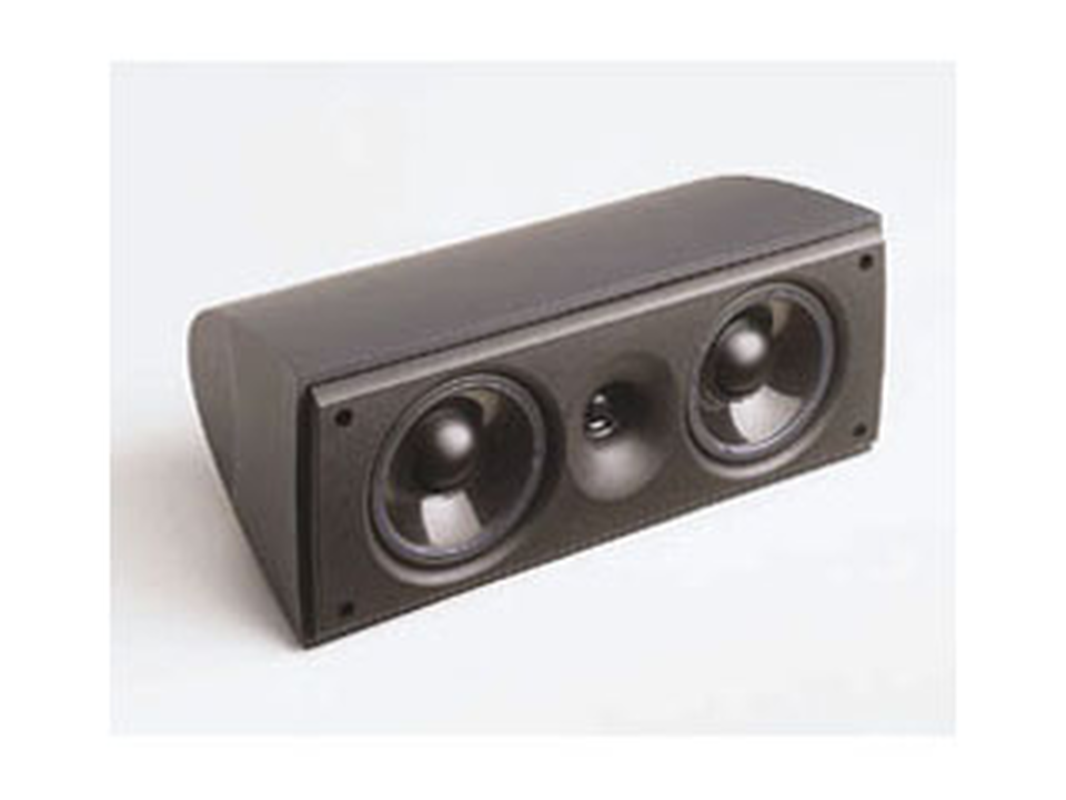 CC 1 - Black - 2-Way 80 Watt Dual 4 inch Center Channel Speaker - Hero